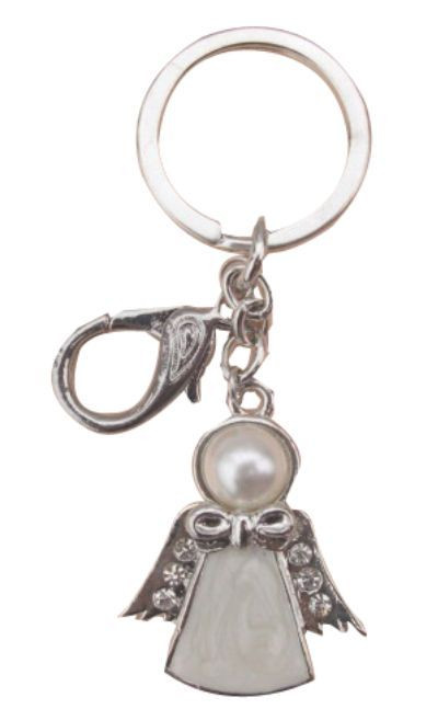 Angel Pearl keyring