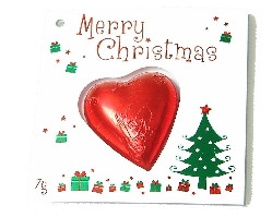 Bomboniere Xmas Gift Card With Chocolate