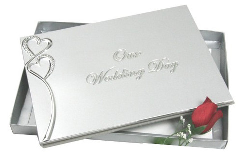 Guest Book n Pen - Silver