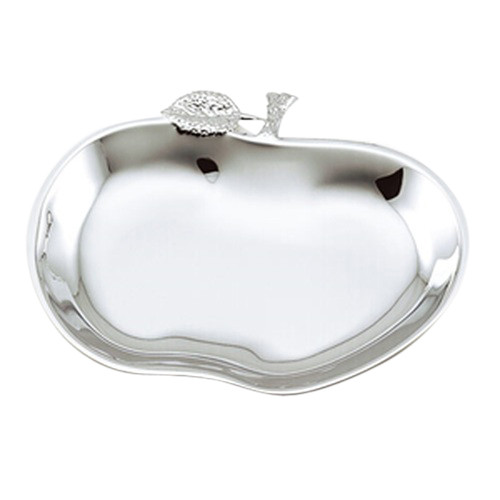 Chrome Apple Dish / Trinket