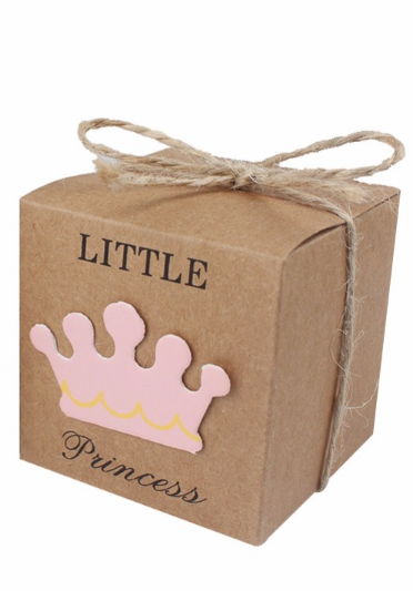 Little Princess Bomboniere Box - Includes Ribbon