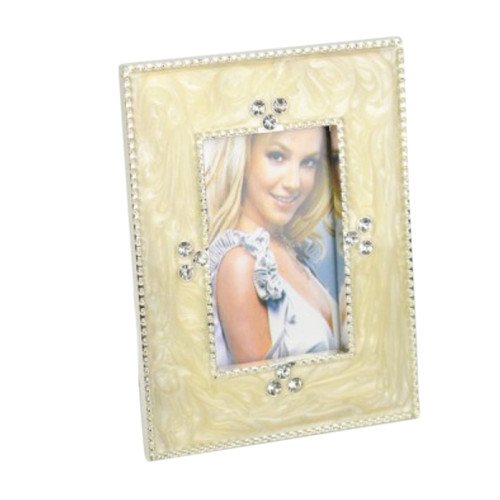 Ivory Crystal Photo Frame