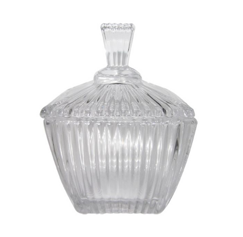 Ribbed Glass Trinket