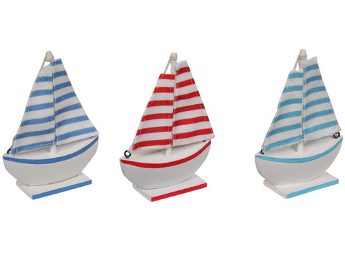  SAILING BOAT  ASSTD 11cm