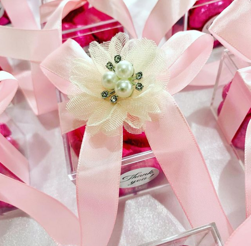 Favour Acrylic Boxes With Chocolates