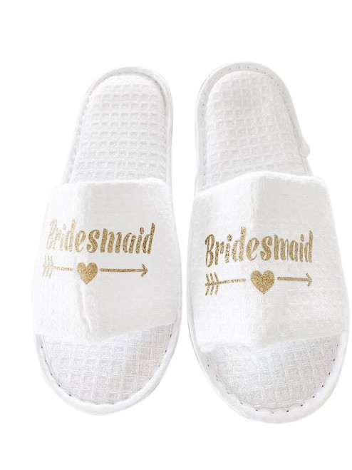 Bride & Bridesmaid Spa Slippers