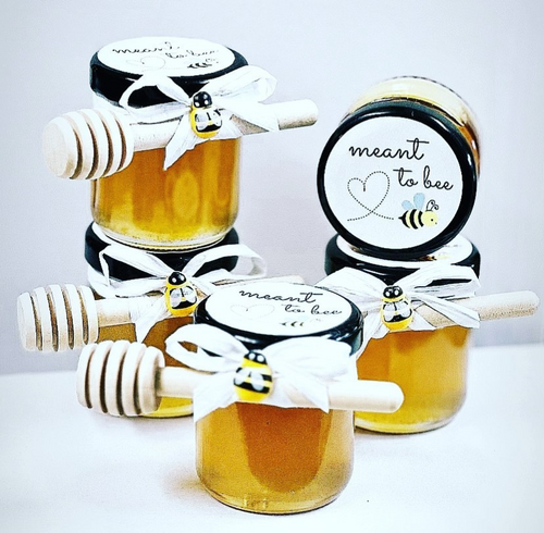 Decorated Honey Favour Jars - 50g