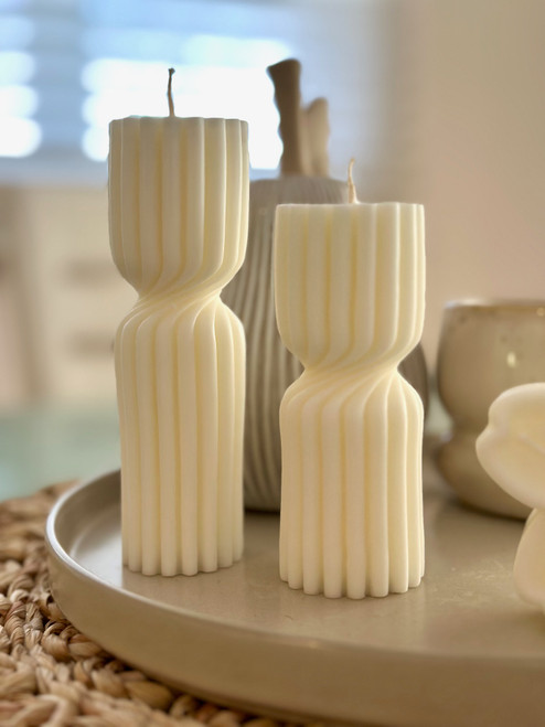 Hourglass Pillar Candle Small Hourglass Pillar Candle Small