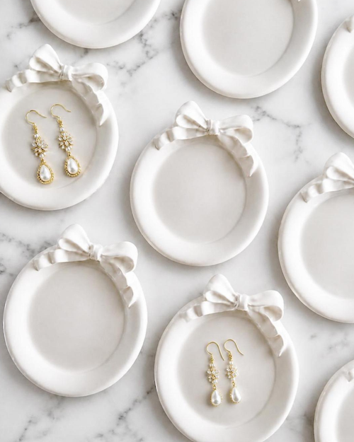 Handcrafted Bow Jewellery Dish