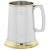 British Pewter 2 Line 2 Tone Tankard 