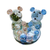 Double Glass Bear w Mirror Base