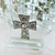 Glass Plaque with Cross