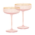 Coupe Glasses crystal Set of 2