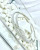  Glass Mirror Base Tray With Silver Trim