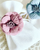 Linen Favour Bag With Flower Motif