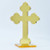 Gold Acrylic  Cross With Stand