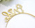 Gold Bride Headband