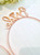 Rosegold Bride Headband