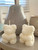 Mini Rose Teddy Bear Candle