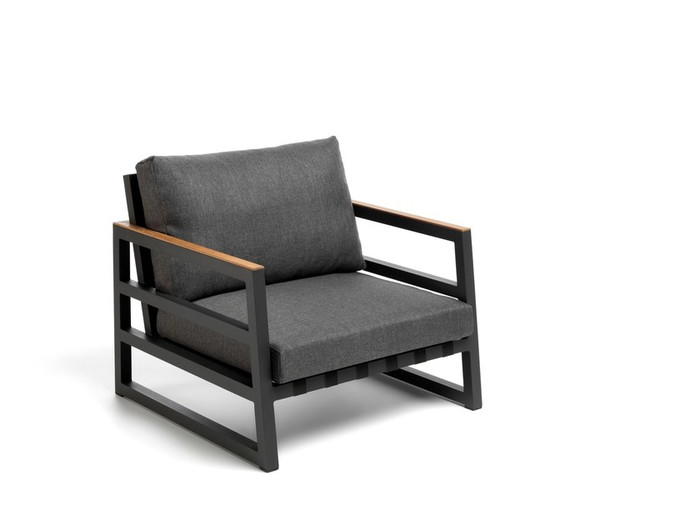  ALABAMA Outdoor Low Lounge Chair By Talenti – Graphite