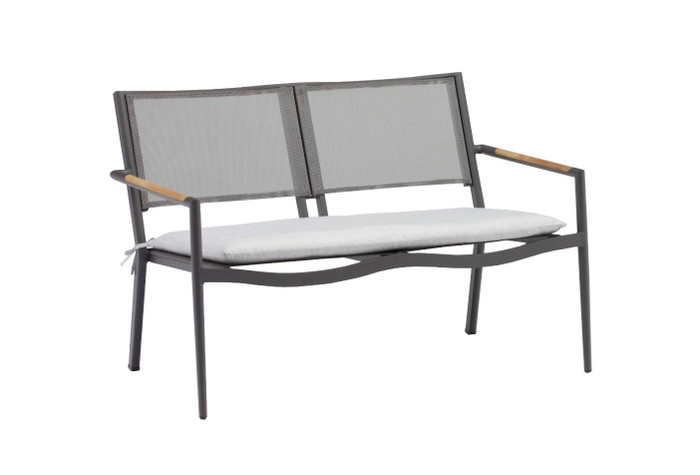 Polo 2 person outdoor sofa (shown with optional seat pad)