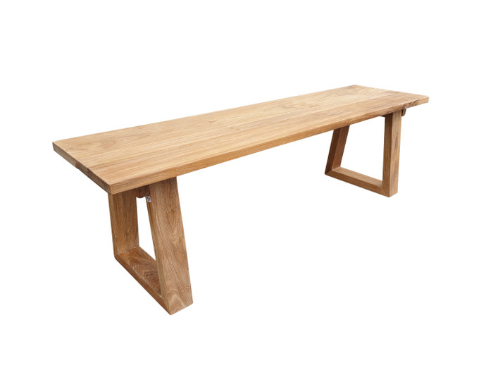 Joseph teak outdoor bench seat. 1.5m