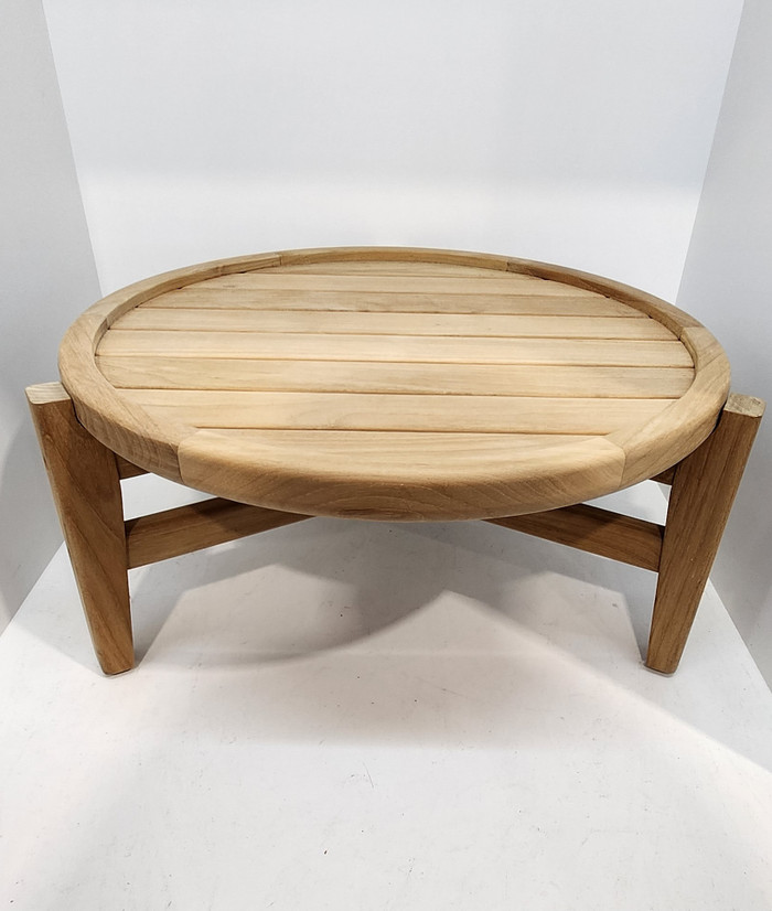 Angled view of COLORADO Teak Coffee Table - 60x29