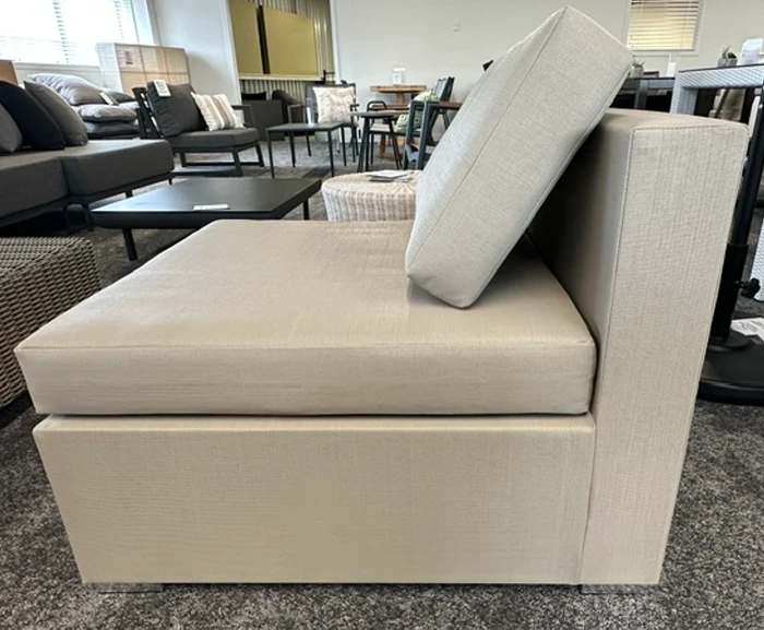 Siena single sofa, 84cm deep x 72cm wide, beige colour