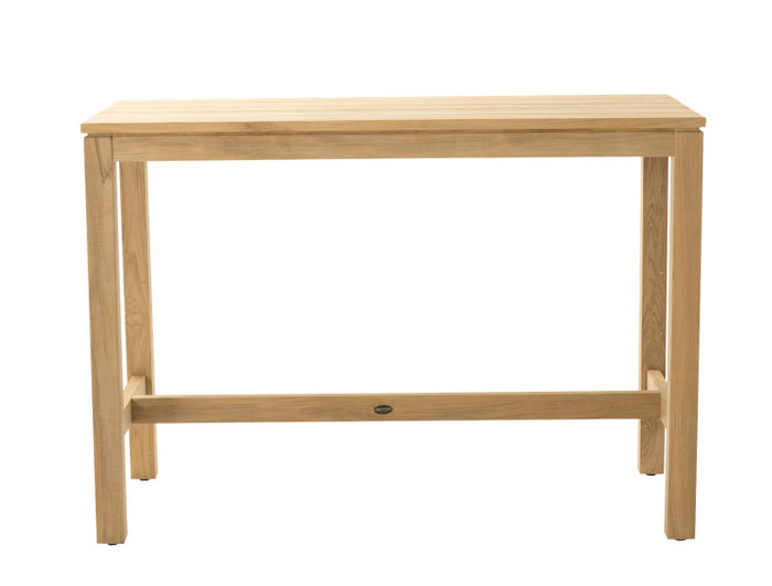 HAAST Rectangular Teak  Rectangular Bar Table - 1500x700x1060
Also available in 700x700x1060
Front view