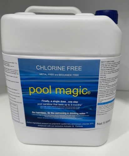 5 litre Pool Magic, alternative to using chlorine in your pool!