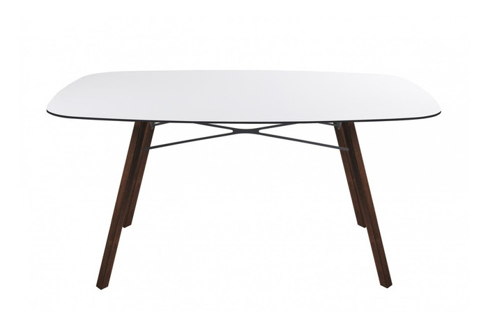 Wox Iroko outdoor dining table with HPL top - 159x119