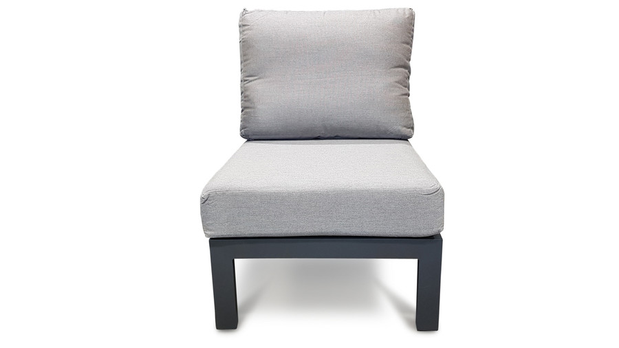 LIFE TIMBER outdoor aluminium modular single sofa - 63cm x .9m