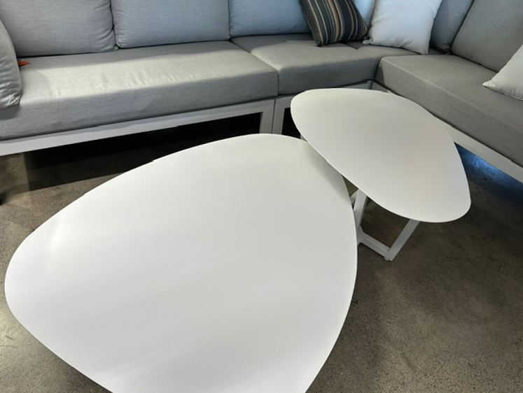 LEAF Outdoor Aluminium Coffee Table 90 x 60 x 45H  - Lava or (White Colour on SALE!)