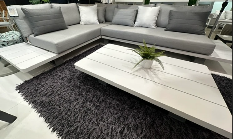 Bora Bora displayed with Sunbrella Scatter and Lumbar cushions, available separately