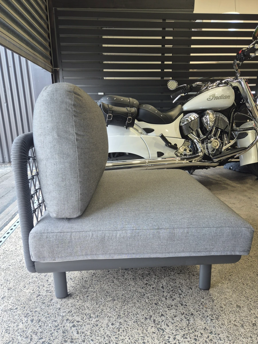 CLUB Single Armless Sofa Module -  Dark Grey
