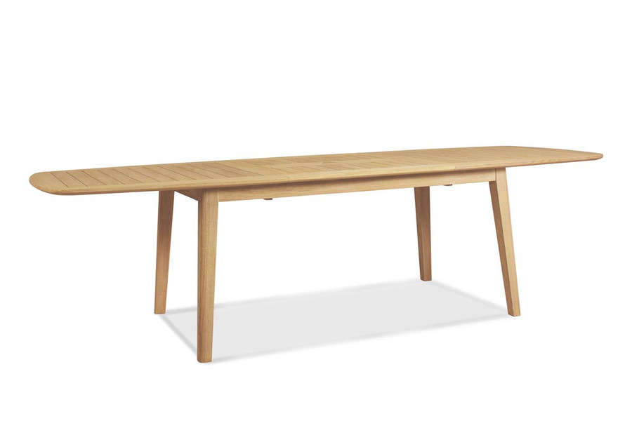 Astoria A Grade teak extension table 200-280cm shown fully extended