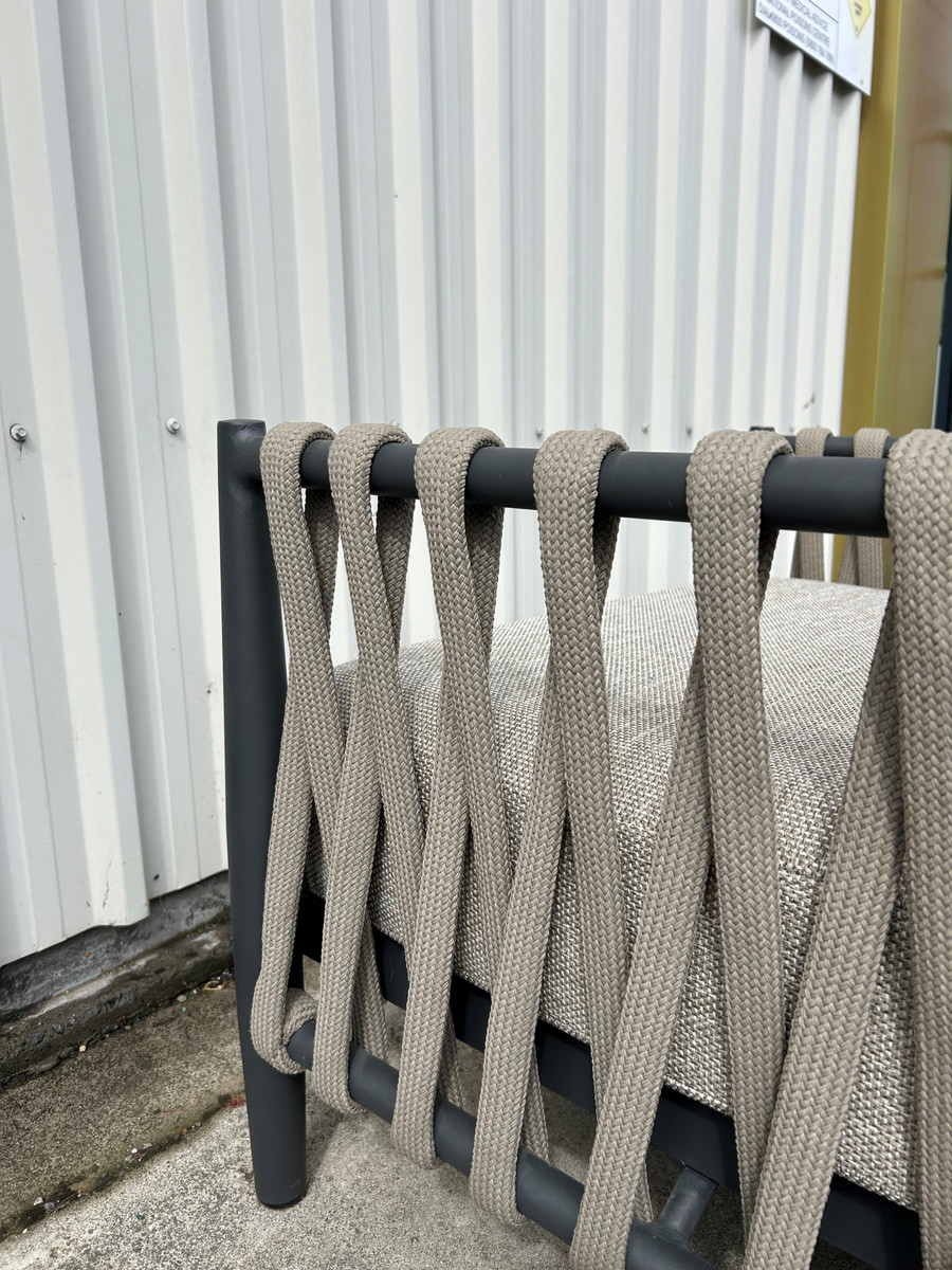 Beautiful intricate details of OCEAN lounging chair