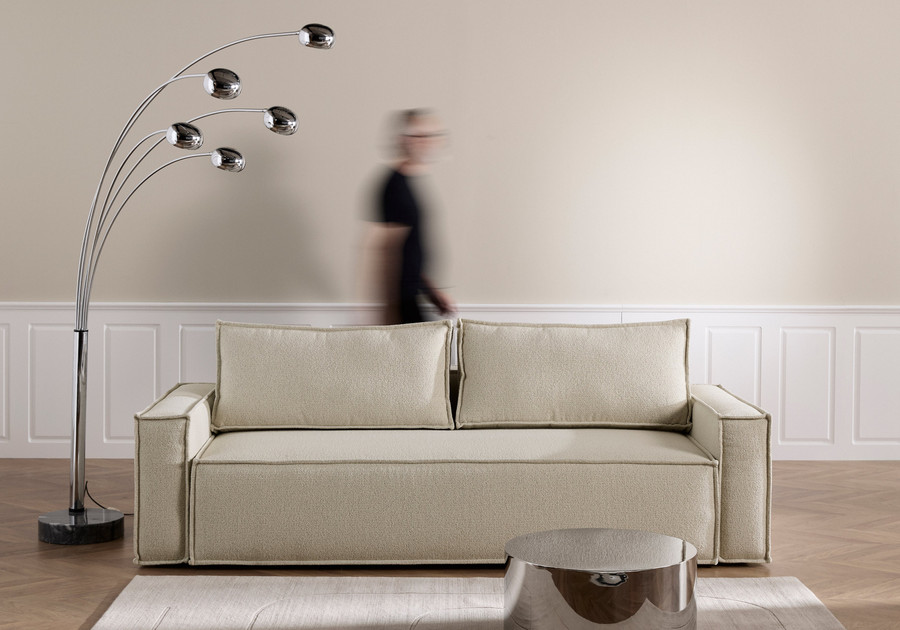 NEWILLA Double Plus Sofa Bed by Innovation Two Colours:  Off White or Chocolate Brown, Washable Slip Covers  NEW ARRIVAL!
