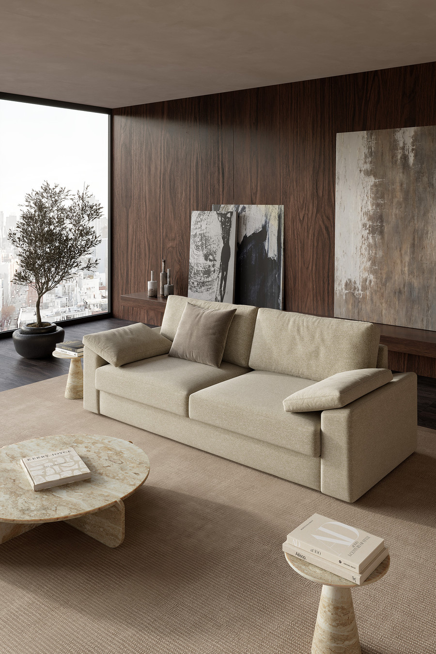 Vilander Double Plus Sofa Bed by Innovation - Taura Off White - NEW ARRIVAL