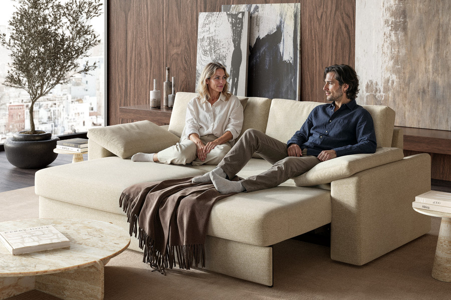 Vilander sofa bed with arm cushions is perfect for relaxing