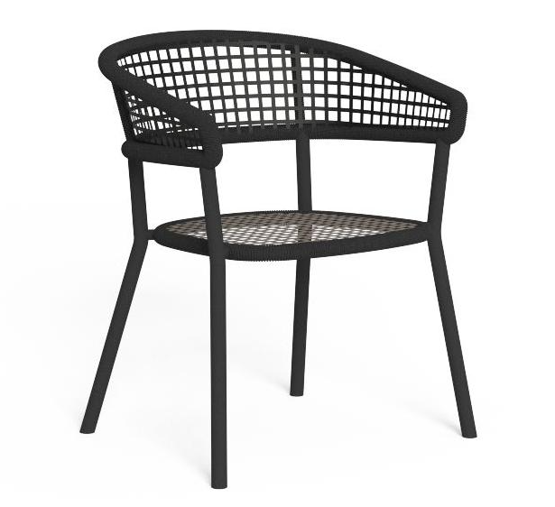 Moon Dining chair with arms, cocoon the user in comfort and style!