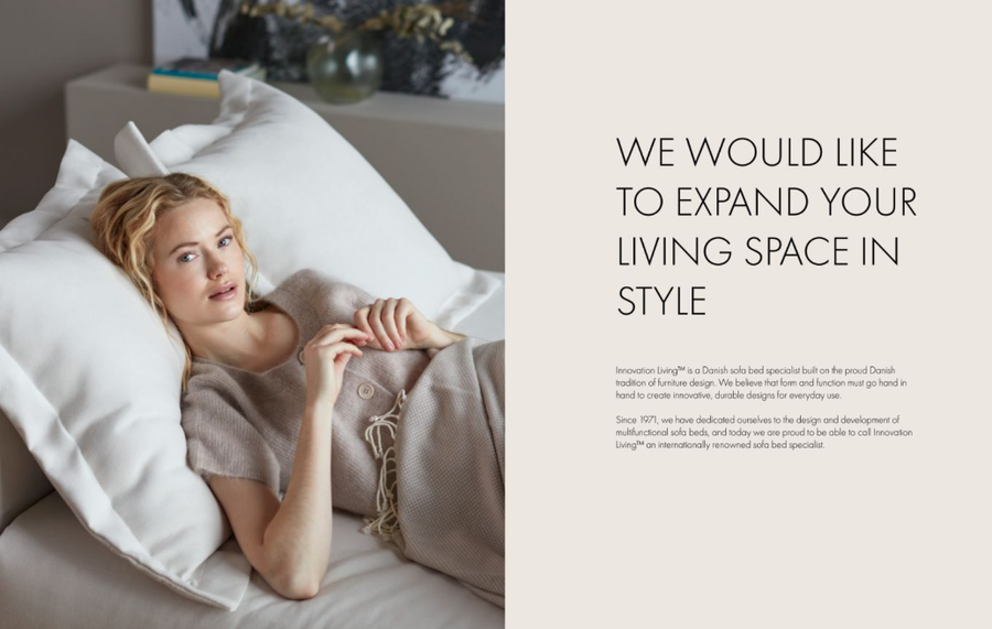 Sleeping comfort in a flash is easy with the PASCALA  double size sofabed!