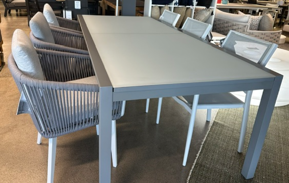 Themis Extending Table, Closed Size 2.2m x 1m.