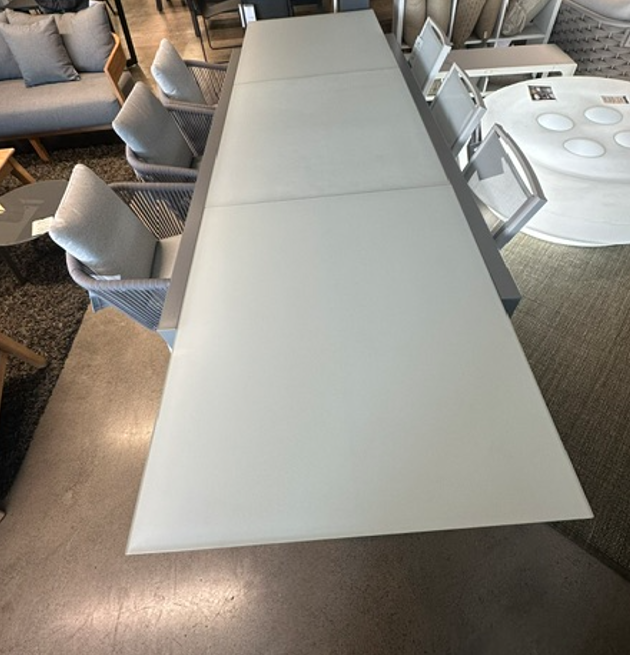 Themis Extending Table, Extended  Size 3.3m x 1m.