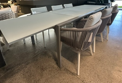 Themis Extending Table, Extended  Size 3.3m x 1m.