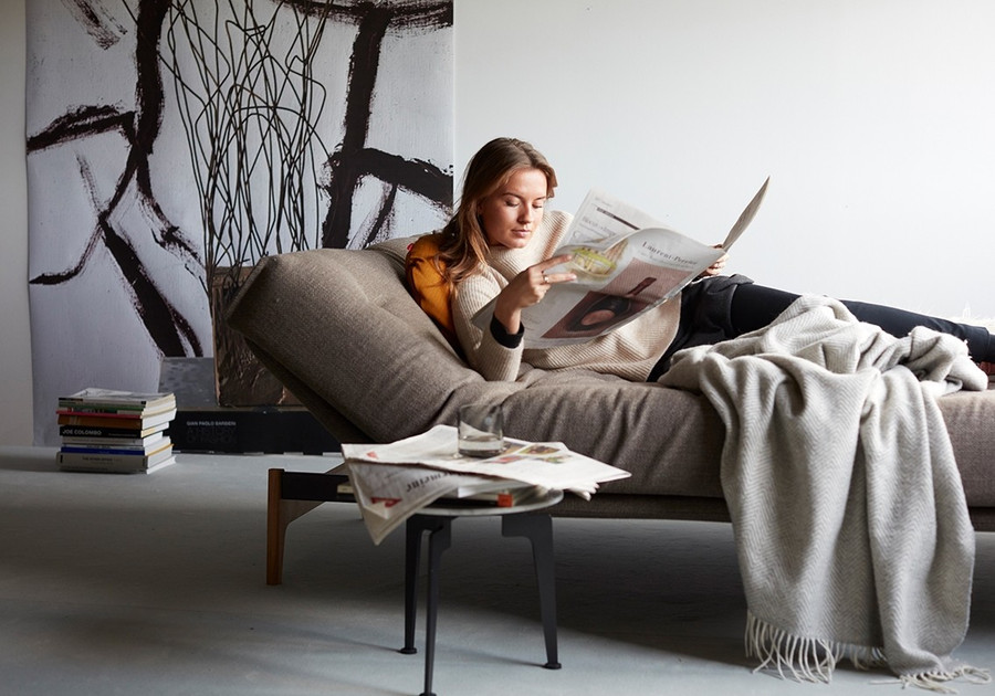 ASLAK sofa bed in Kenya Taupe - please ask staff for fabric options