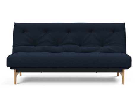 ASLAK in the sofa position. Displayed here in Blue Dance. Please ask staff for fabric options