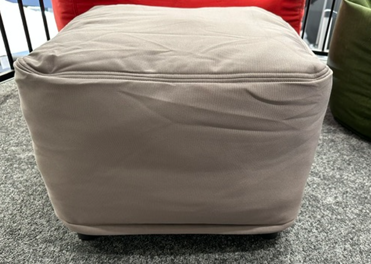 Club Ottoman/footstool taupe colour