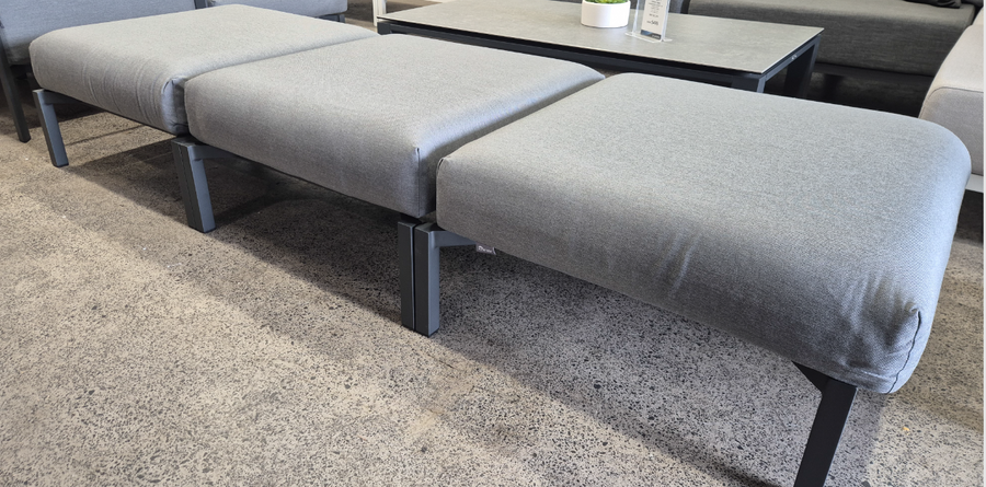 REEF Ottoman x 3, sold as pictured.
