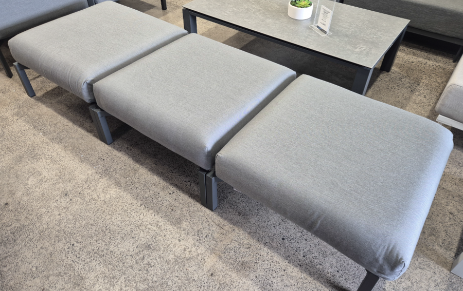 REEF Ottoman x 3, sold as pictured.